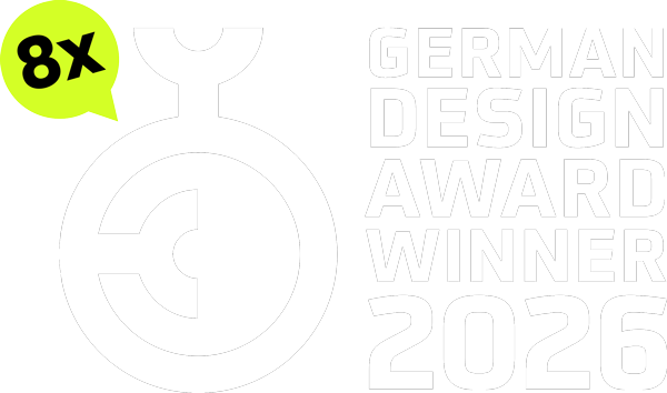 German Design Award Winner 2026 — 8x