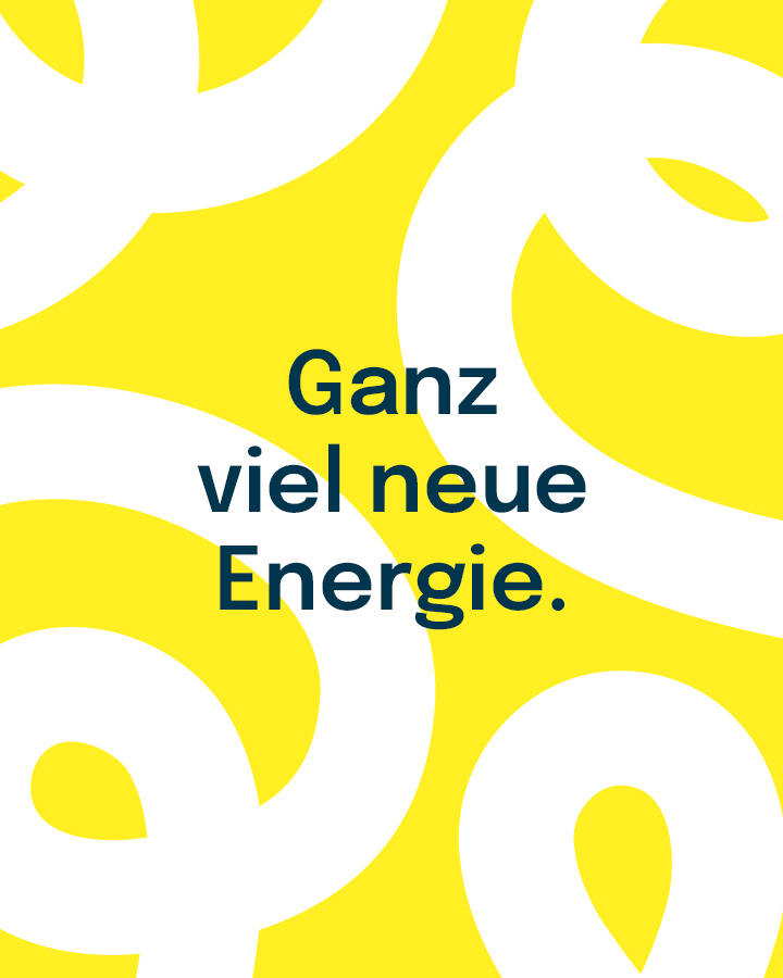 Ganz viel neue Energie liefert unser Corporate Design für die Zukunft 💪