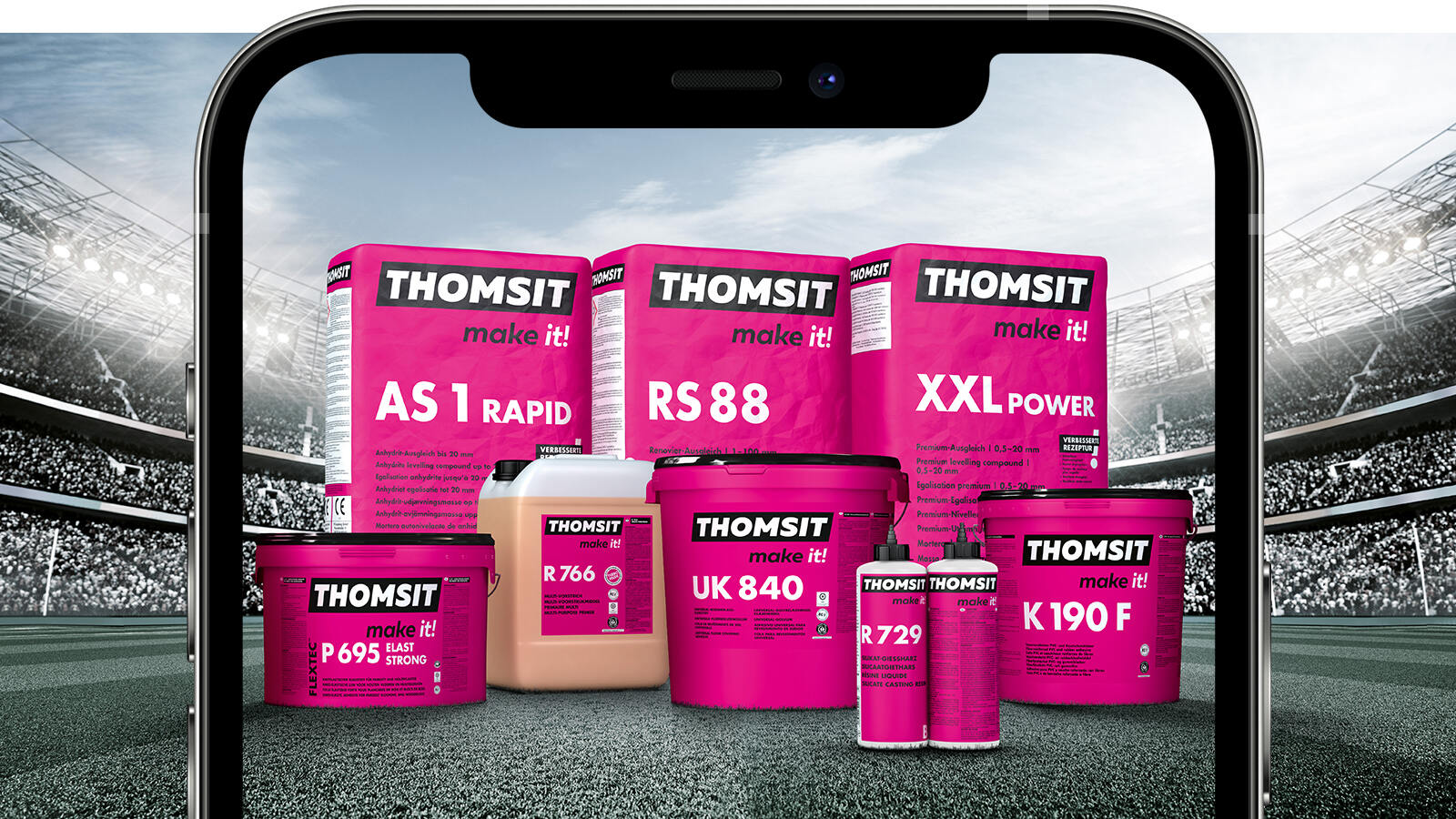 Baustarke Landingpage für THOMSIT