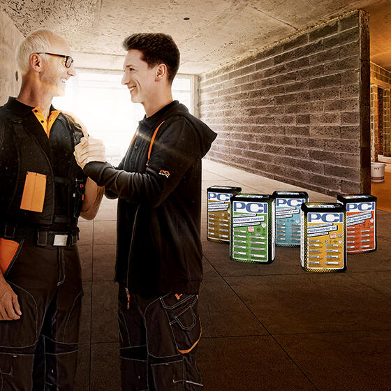 Jahresvermarktung für die PCI Flexmörtel-Linie