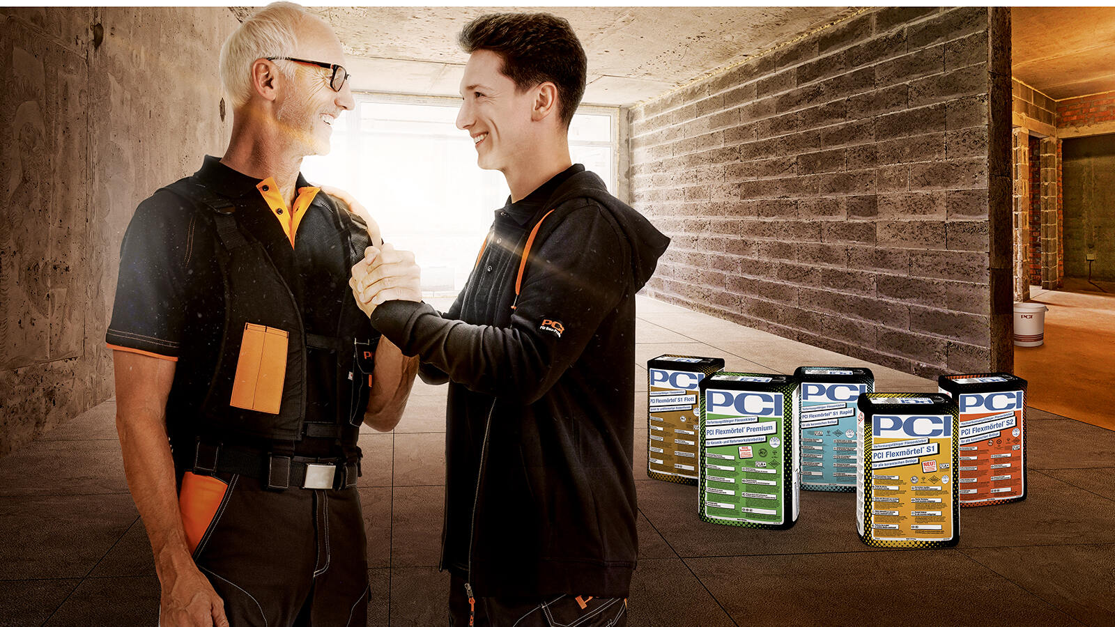 Jahresvermarktung für die PCI Flexmörtel-Linie