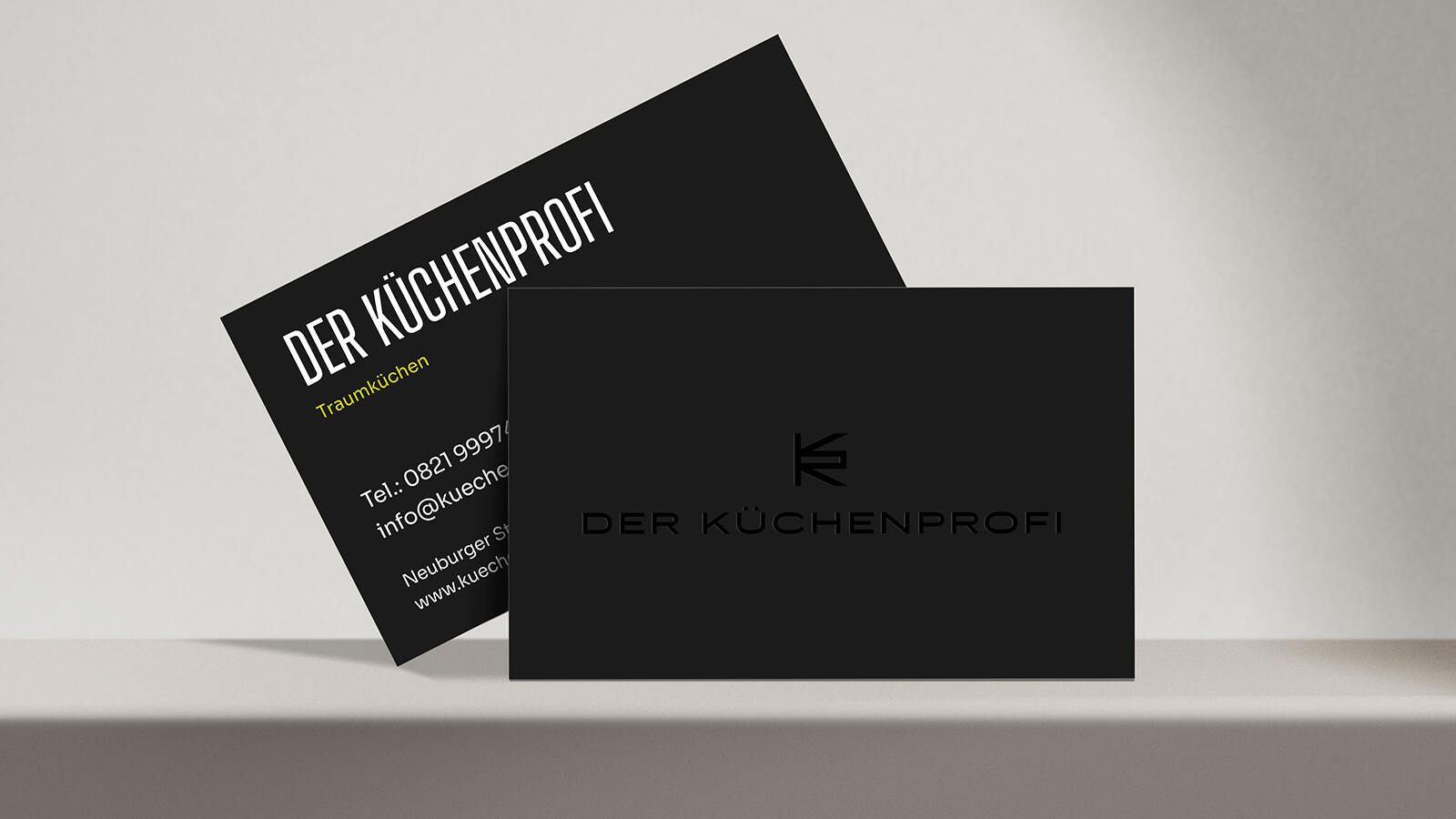 Die Geschäftsausstattung ist jetzt natürlich auch im neuen Corporate Design.