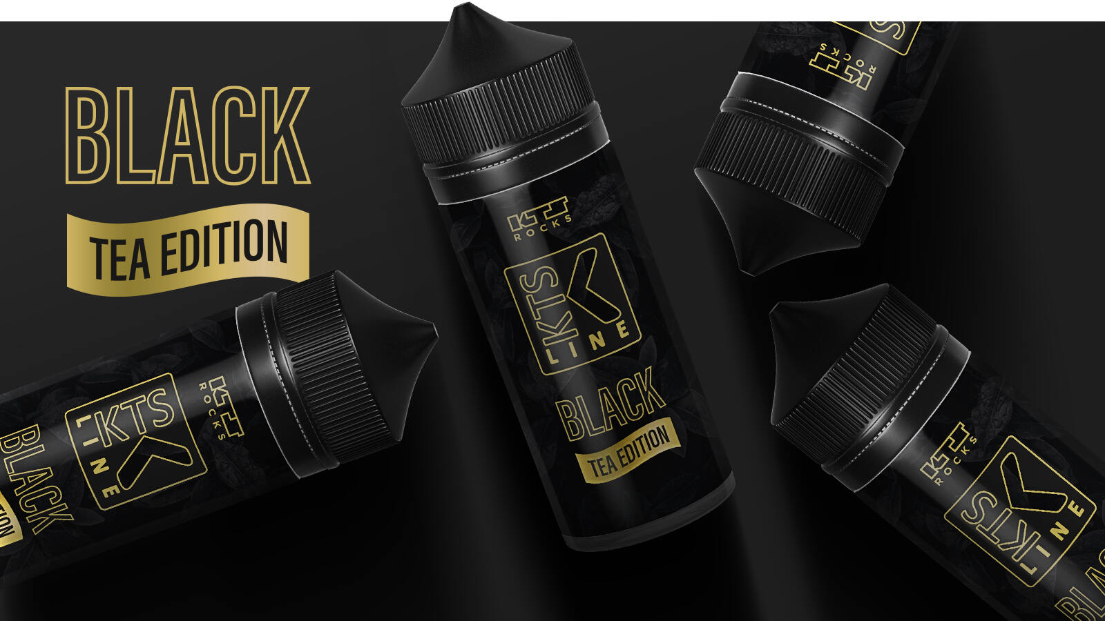 Packaging für die KTS Line Black Tea Edition.