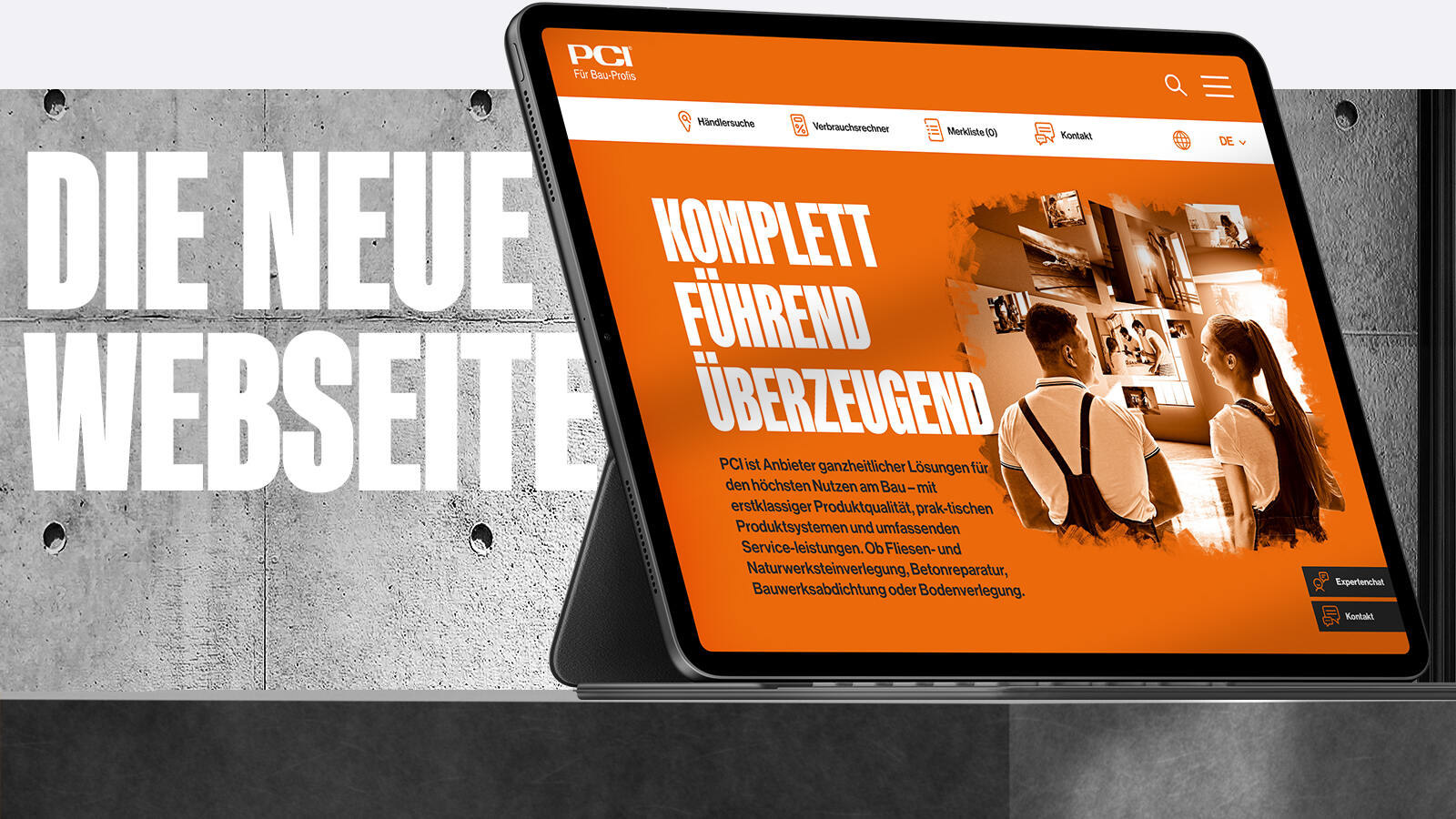 Mit viel Erfahrung von uns gestaltet & programmiert. Die neue PCI Webseite.