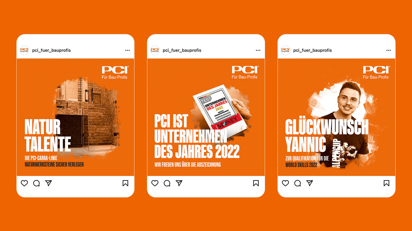 Das neue Corporate Design im Social Media Einsatz.