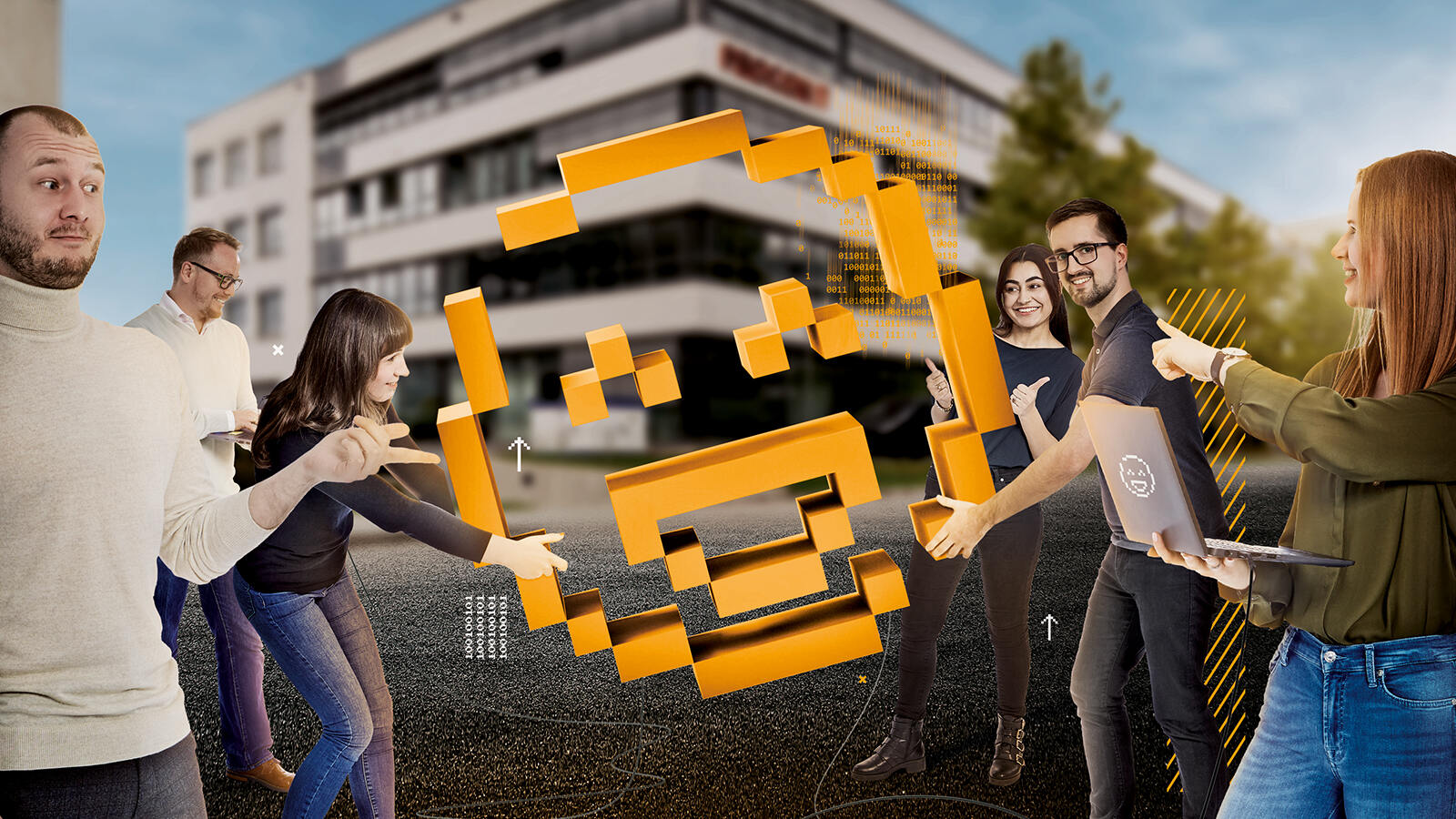 Starke Bilder sinds geworden, beim Employer Branding Shooting mit den z-studios 📸