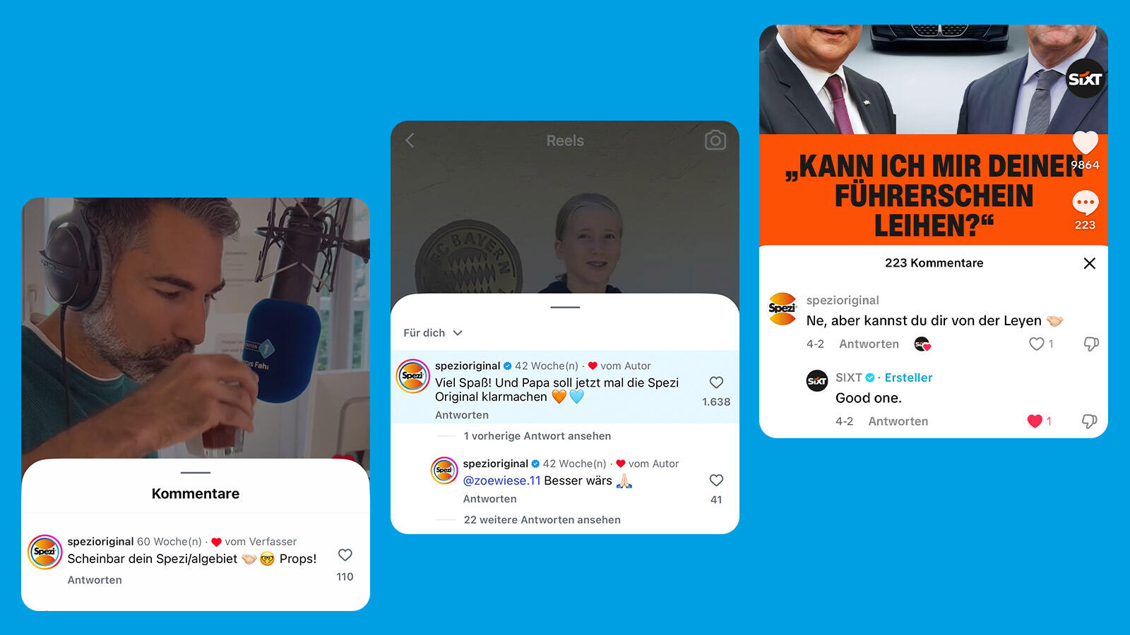 Auch im Kommentarmarketing machen wir ordentlich Cola-Orange-Welle.
