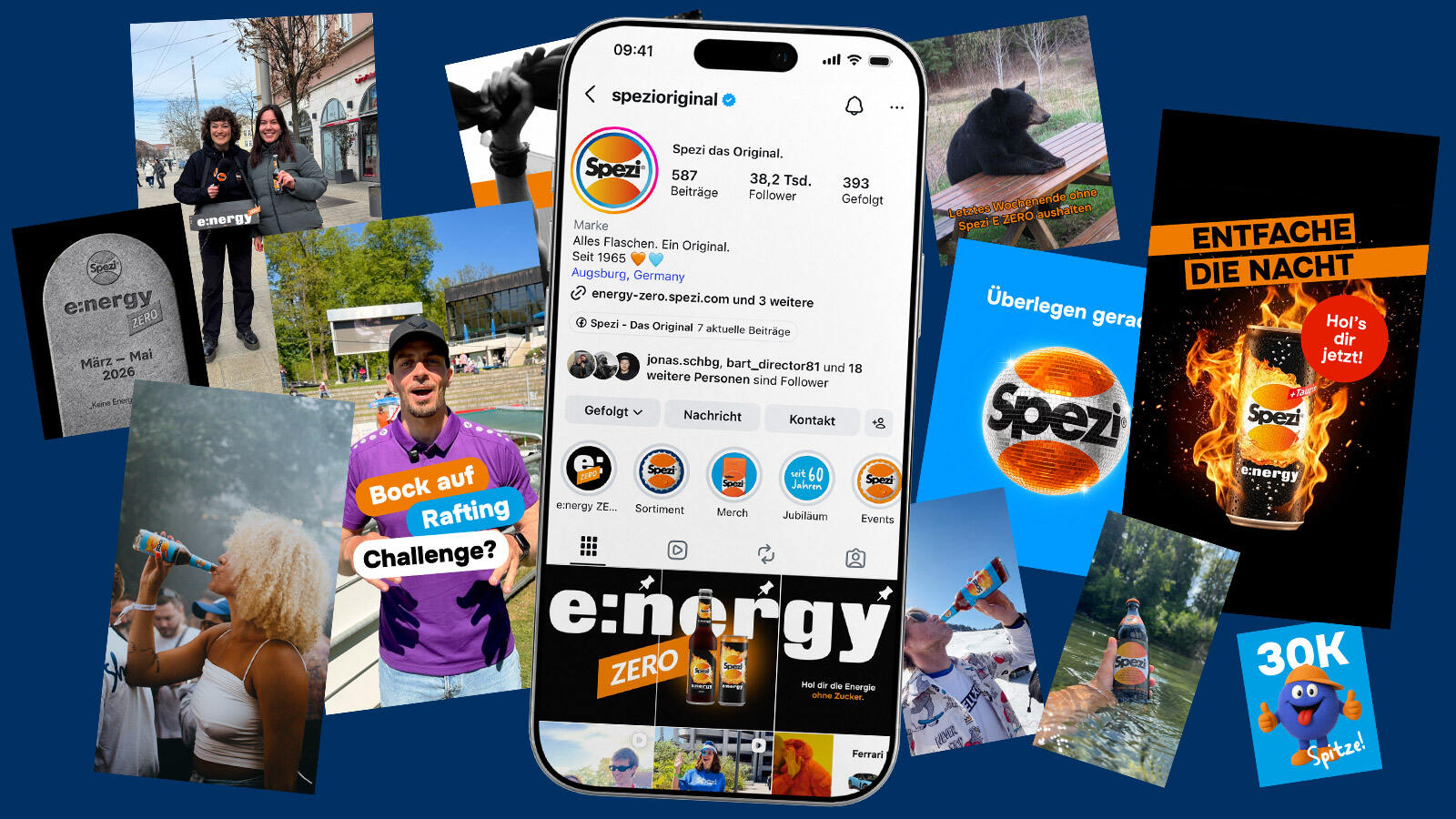 Mit der Power von zwetschke gibts volle Social-Media-Sichtbarkeit.