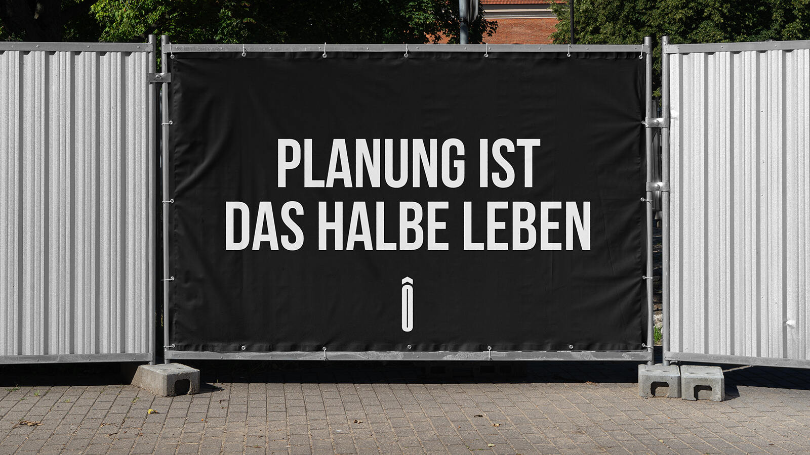 Auch auf der Baustelle darf man Augen machen.