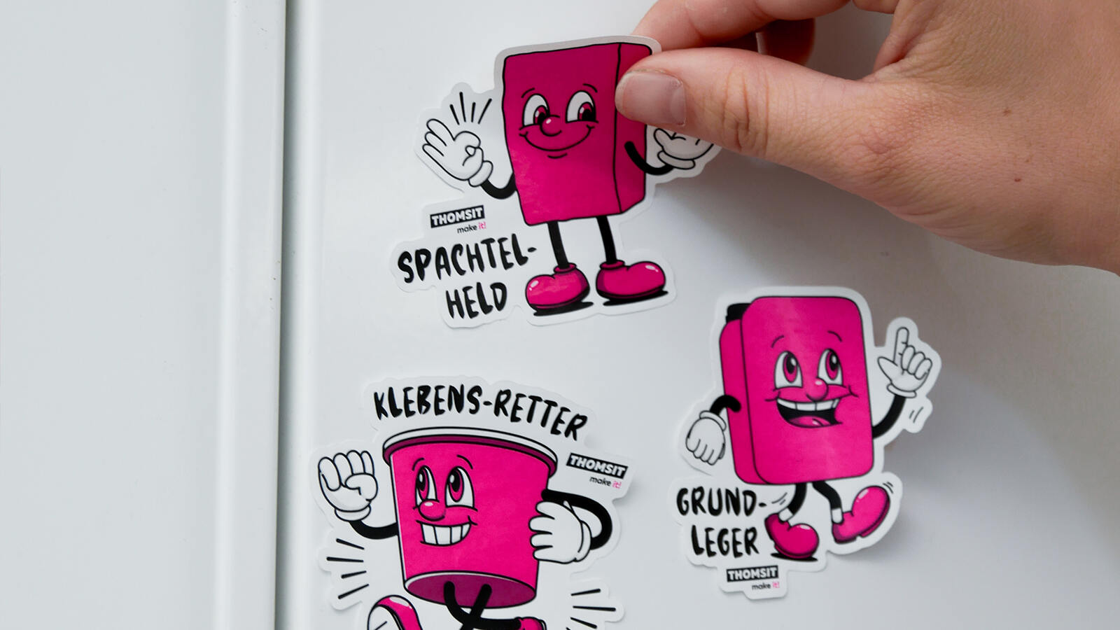 Kleben. Kann THOMSIT ja gut.