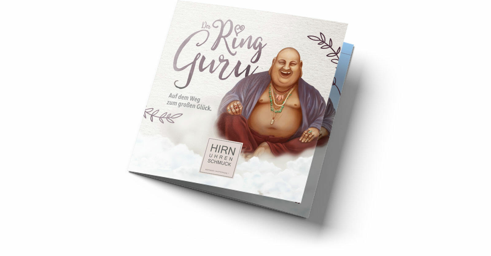 Ringsrum glücklich dank dem Guru.