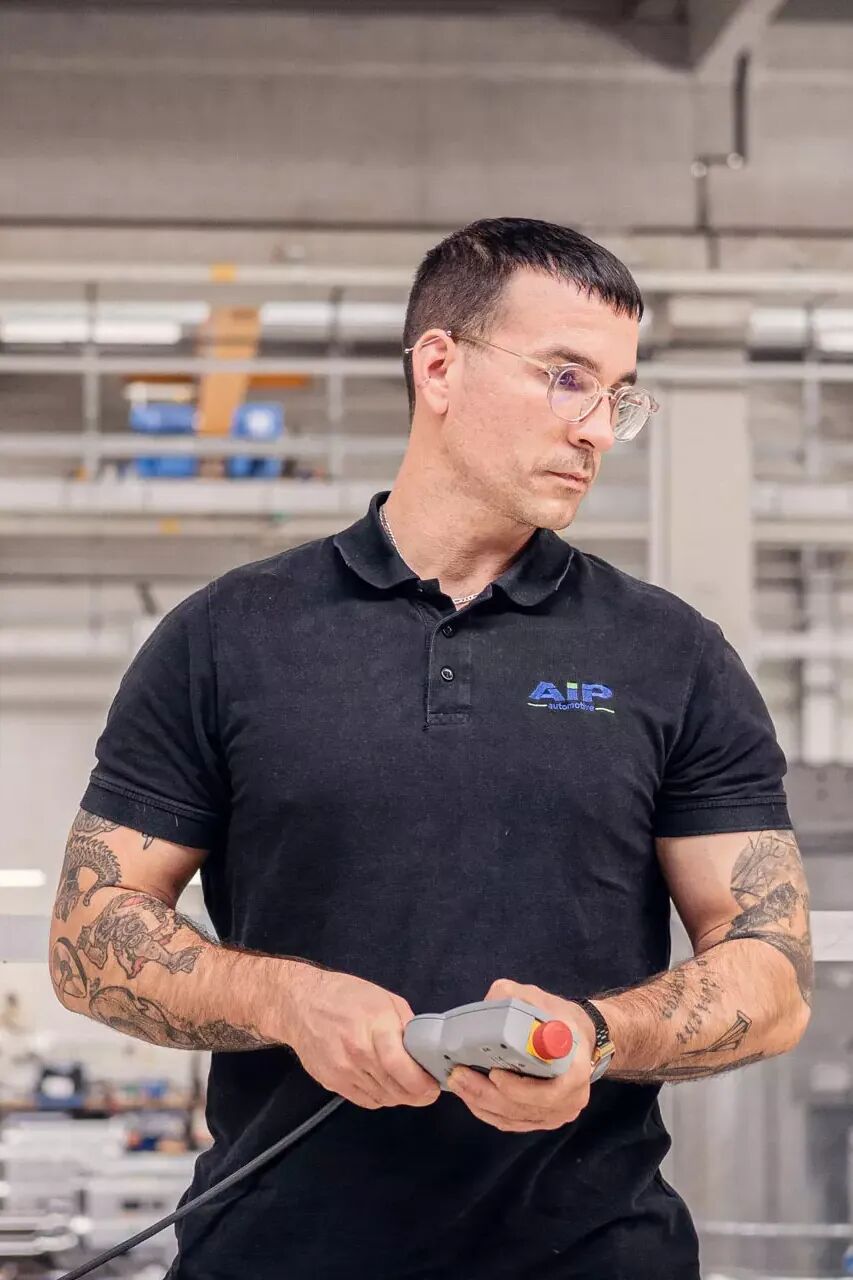 Einblick bei AIP: Funktionsprüfung mit dem Handbediengerät