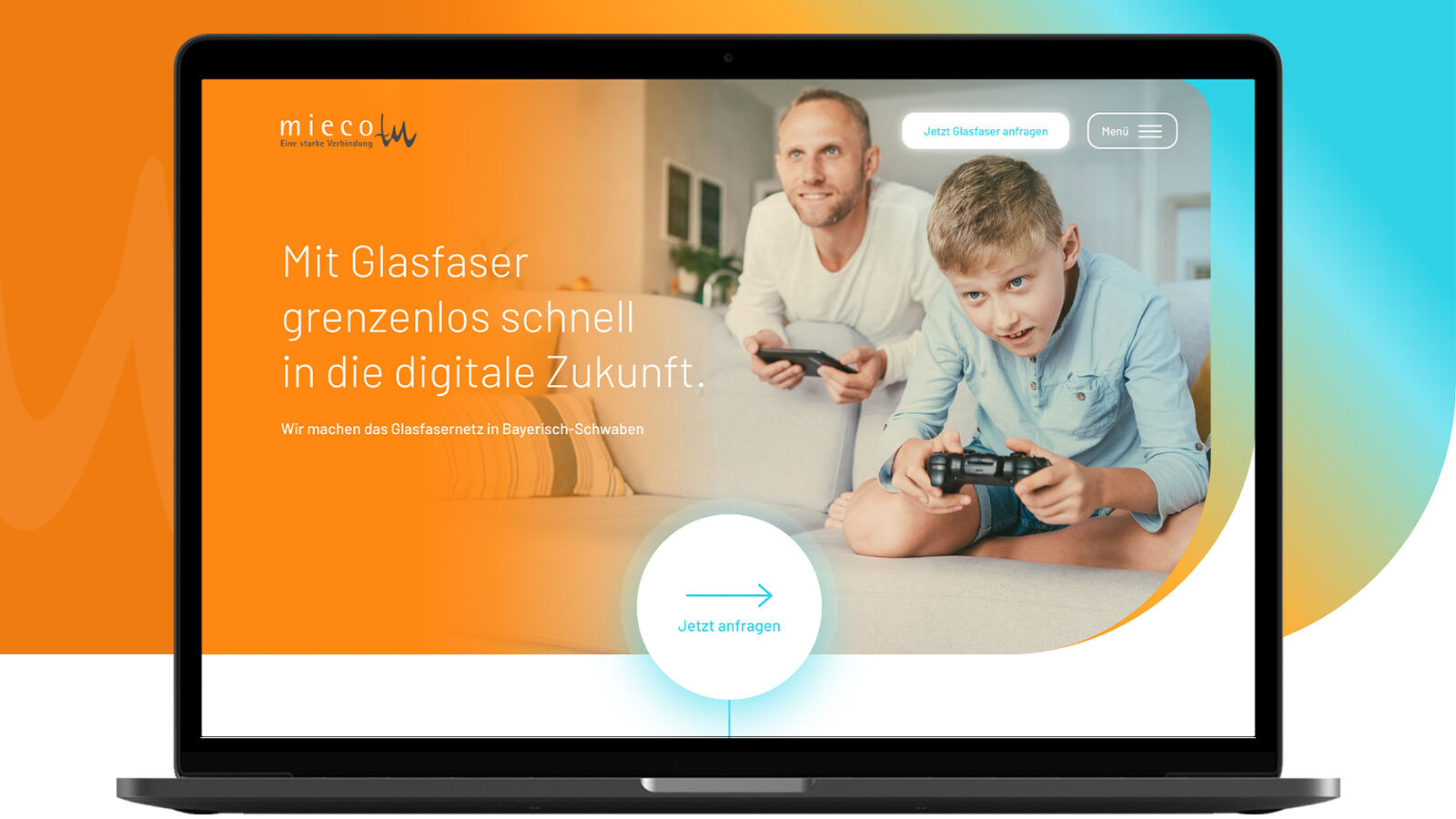 miecom-Netzservice – Schneller Surfspaß für Desktop und mobil. Der PageSpeed macht Lust auf noch mehr Lichtgeschwindigkeit.