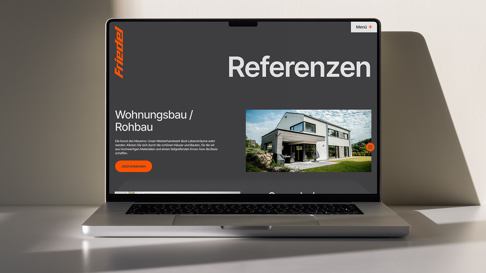Friedel Bau – Referenzen auf der Website