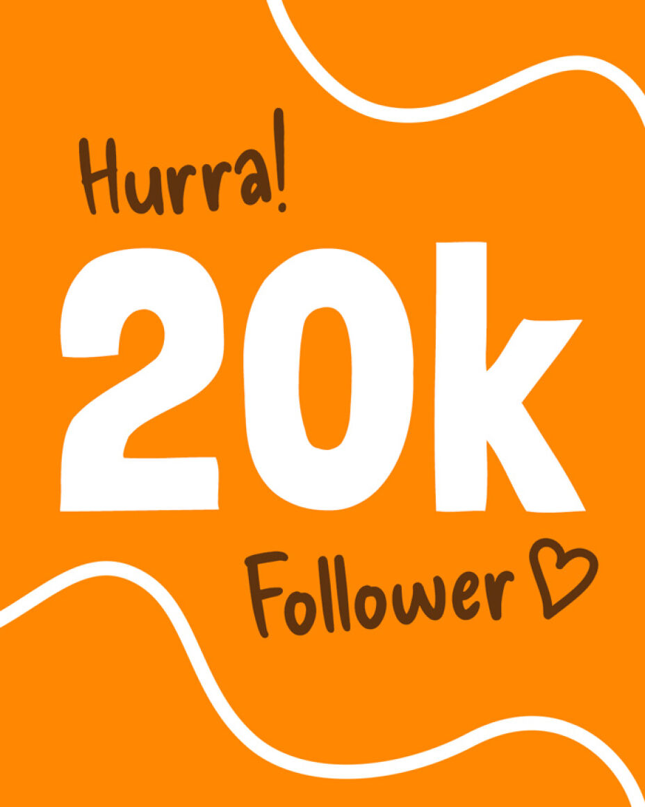 Beitrag „Hurra! 20k Follower“