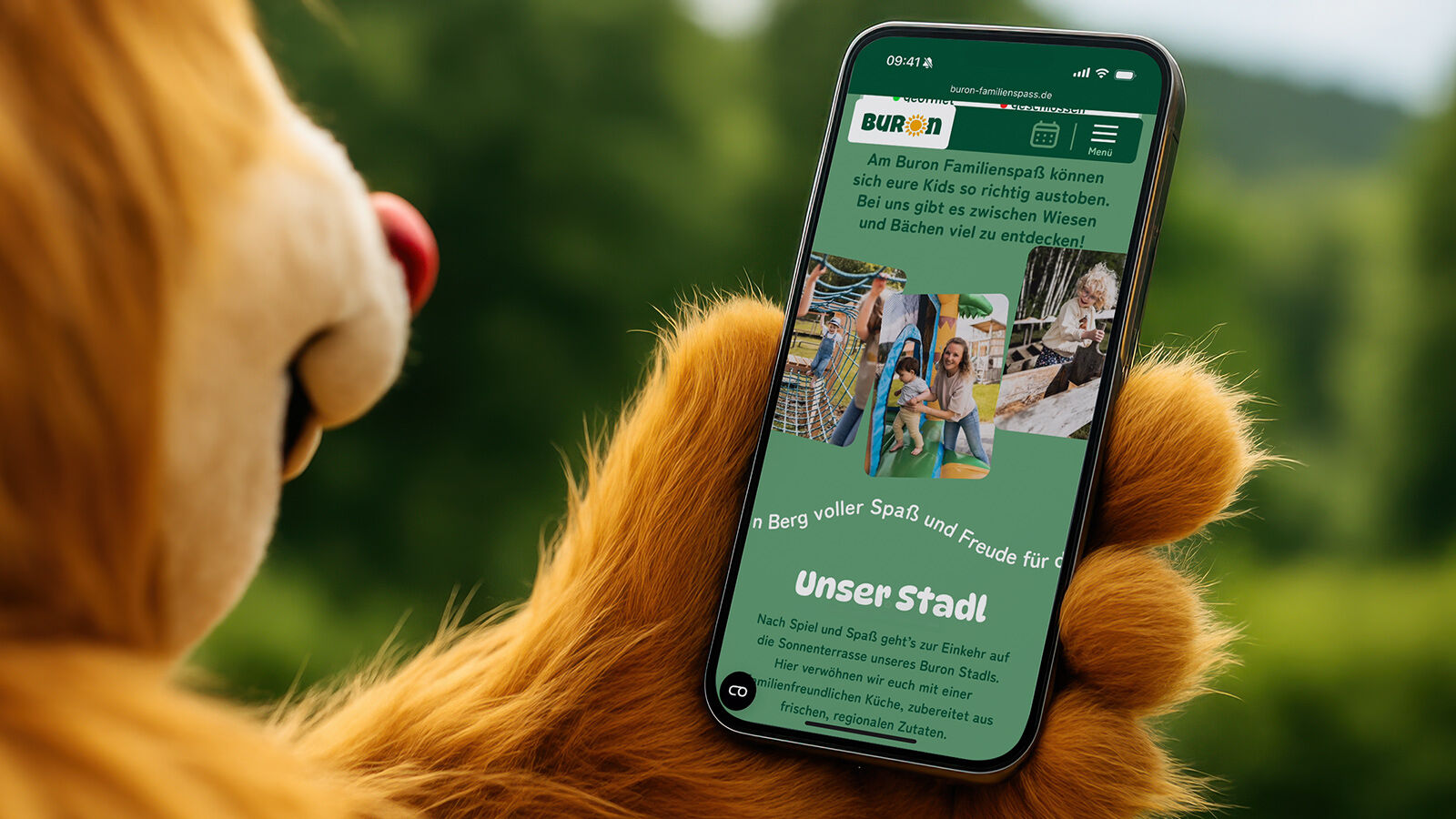 Buron Familienspaß – Bisher war das Maskottchen Bruno 1D. Wir haben ihm Leben eingehaucht und auf 3D upgedatet 🫶
