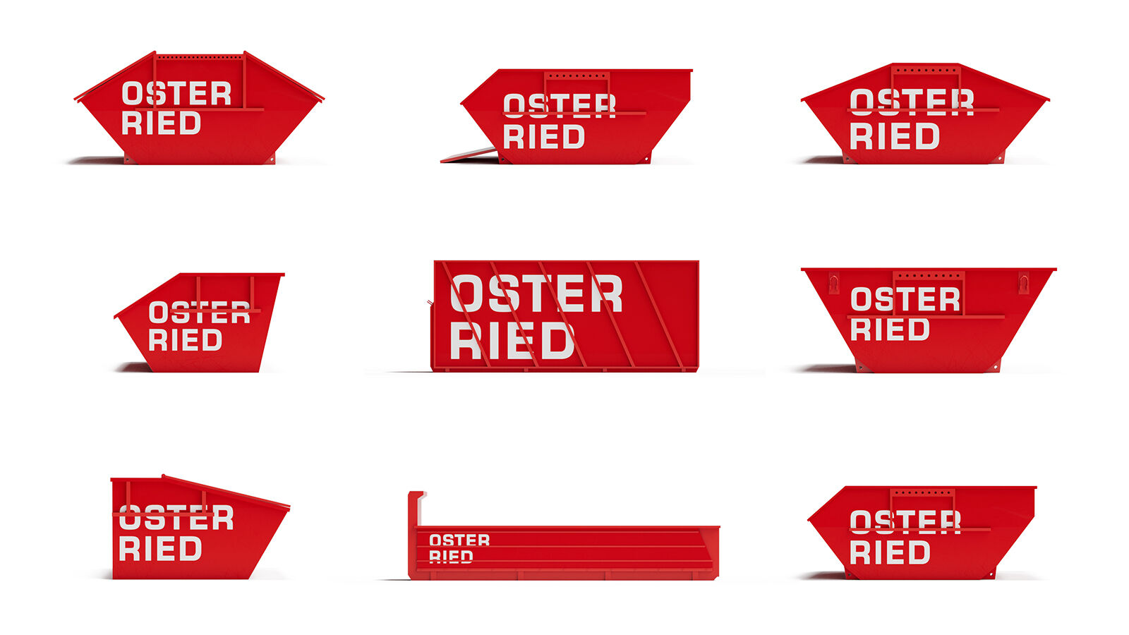 Osterried Unternehmensgruppe – Wir bauen mal schnell alle Container in 3D. Wer weiß, wofür wir sie noch brauchen werden.