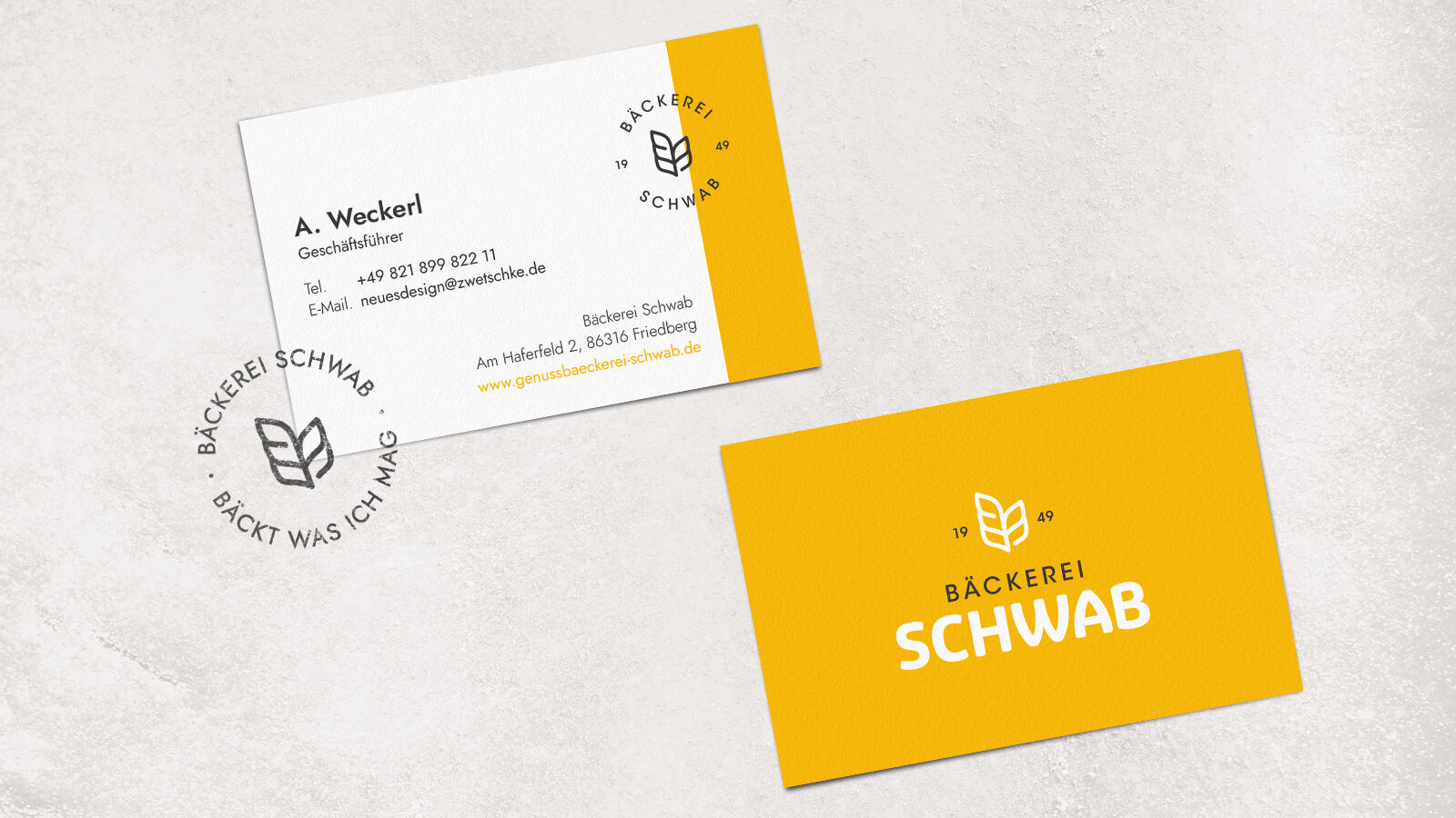 Bäckerei Schwab – Alles aus einem Guss - auch eine neue Geschäftsausstattung darf im Redesign nicht fehlen.
