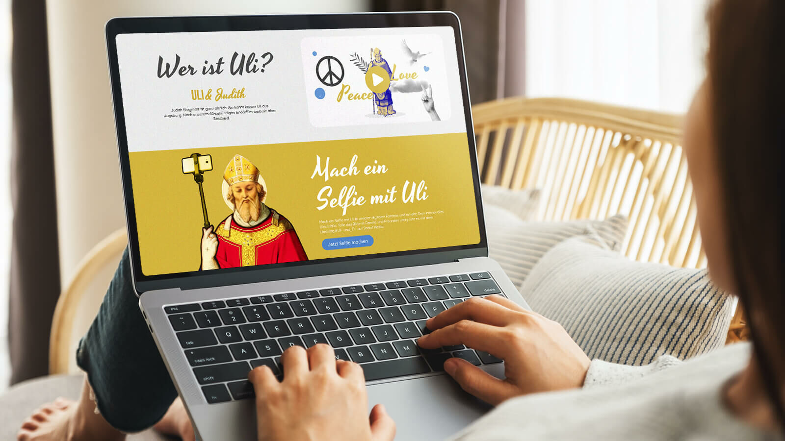 Bischöfliches St.-Ulrich-Komitee – Auf unserer Webplattform konnten die Teilnehmer:innen ihre Clips sicher hochladen 🎬
